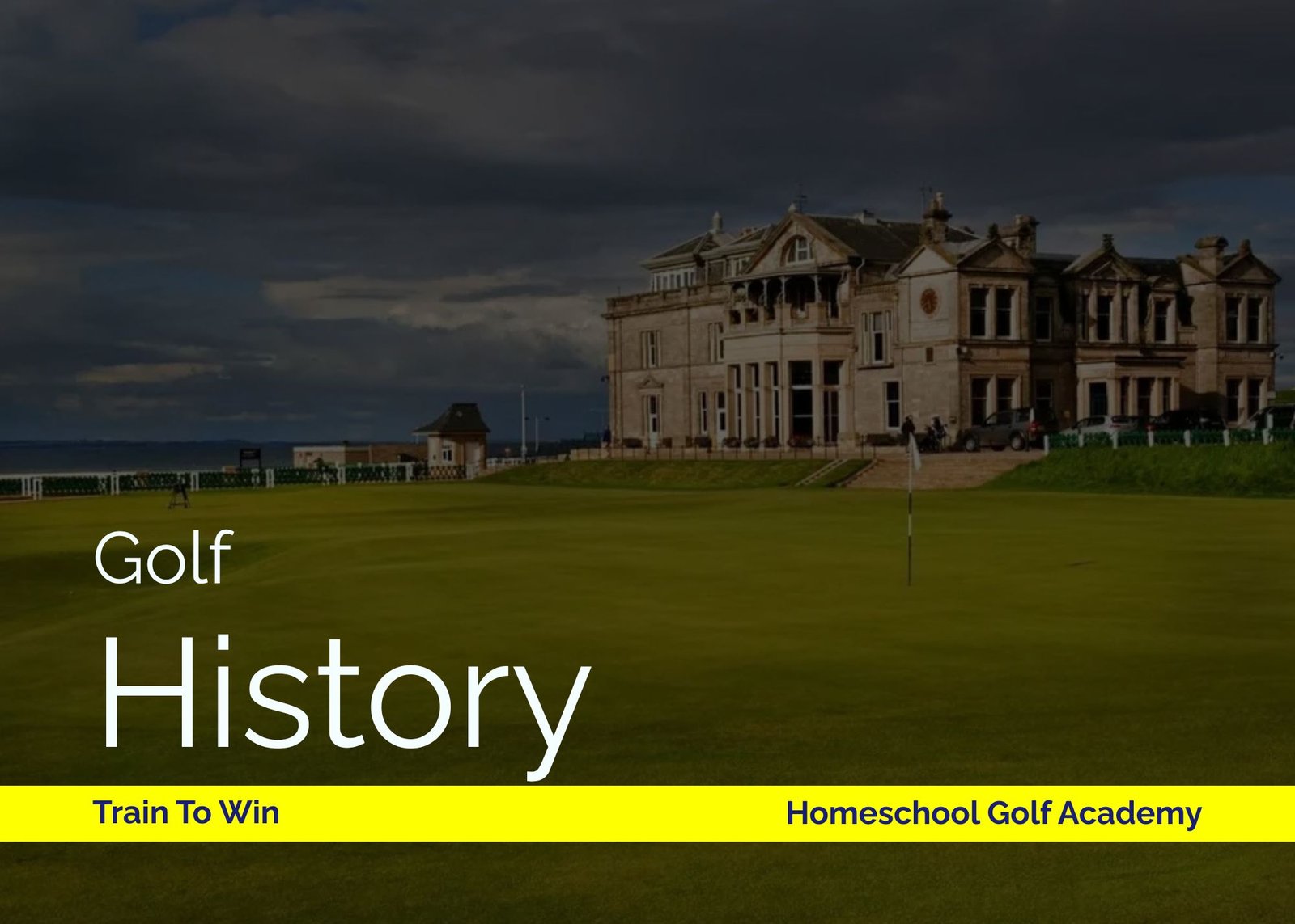Golf History: Stage 4 – Train to Win